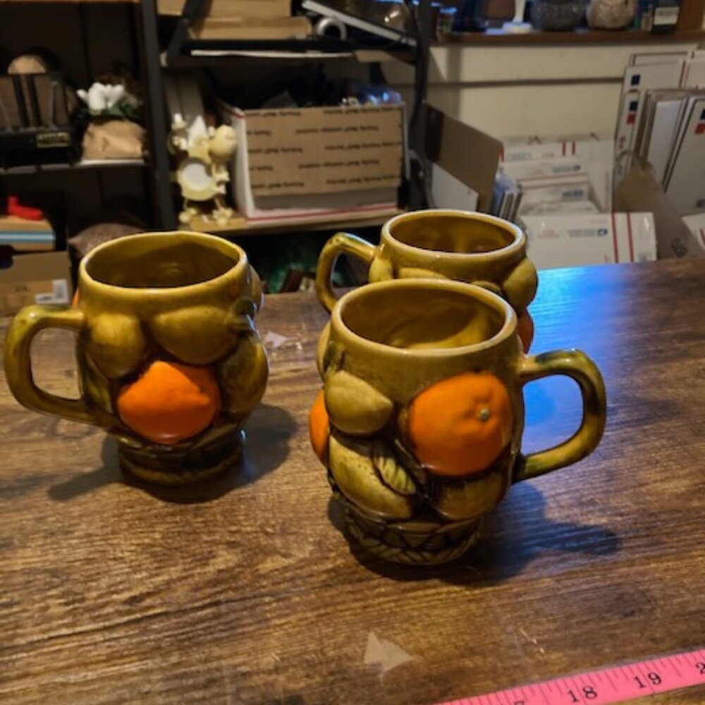 Vintage 1960's Inarco Japan mugs